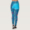 Deep Blue Paragliding Pixie Leggings