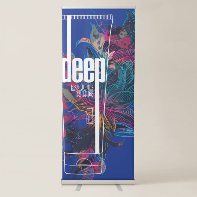 Deep Blue Pop Up Banner (Front)