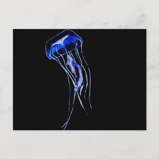 Deep Blue Postcard (Front)