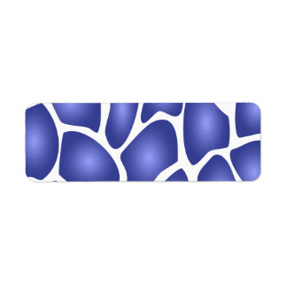 Deep Blue Random Mosaic Pattern
