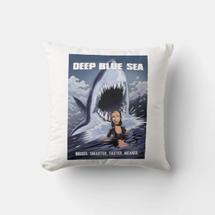 Deep Blue Sea Movie Shark Cushion