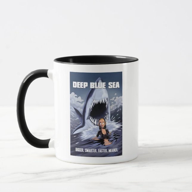 Deep Blue Sea Movie Shark Mug (Left)
