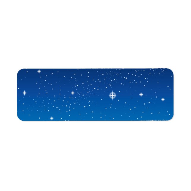 Deep Blue Starry Night Sky (Front)