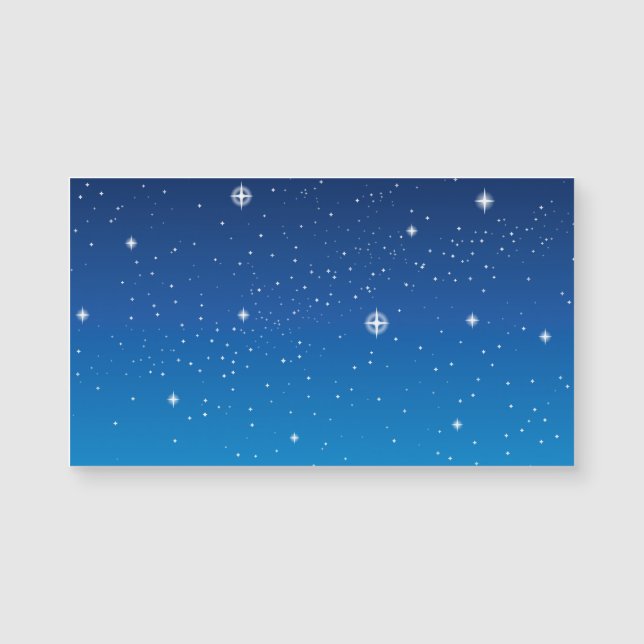 Deep Blue Starry Night Sky (Front)