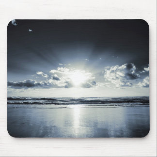 Deep Blue Sunrise Mouse Mat