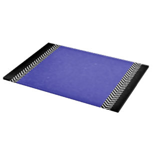 Deep Blue Tempered Glass Cutting Board