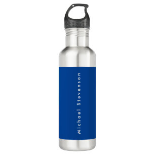 Deep Blue Trendy Modern Professional 710 Ml Water Bottle