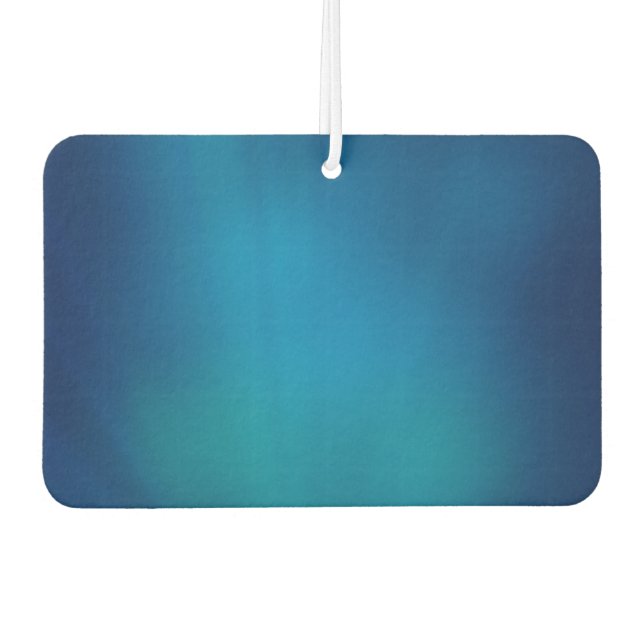 Deep Blue Underwater Glow Car Air Freshener (Front)