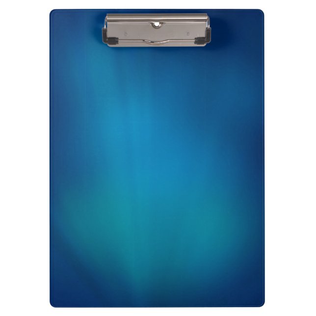 Deep Blue Underwater Glow Clipboard (Front)