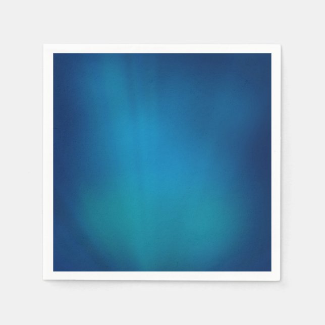 Deep Blue Underwater Glow Napkin (Front)