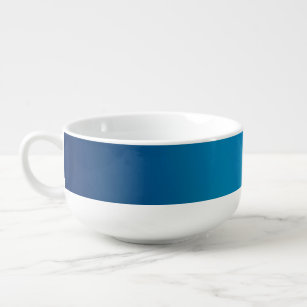 Deep Blue Underwater Glow Soup Mug