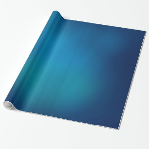 Deep Blue Underwater Glow Wrapping Paper