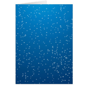 Deep Blue Water and Tiny Bubbles