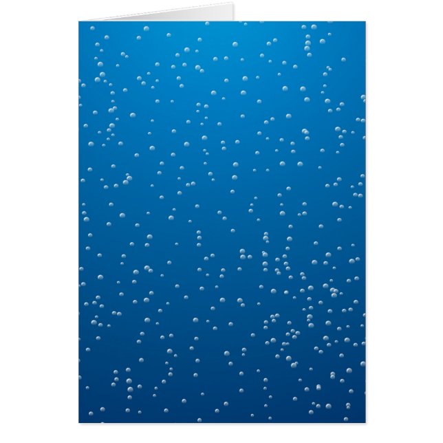 Deep Blue Water and Tiny Bubbles (Front)