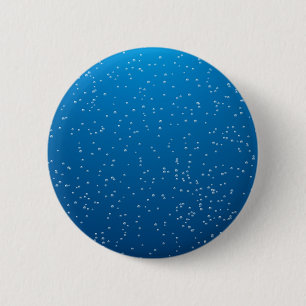 Deep Blue Water and TIny Bubbles 6 Cm Round Badge