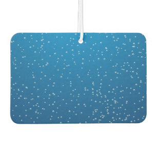Deep Blue Water and Tiny Bubbles Car Air Freshener