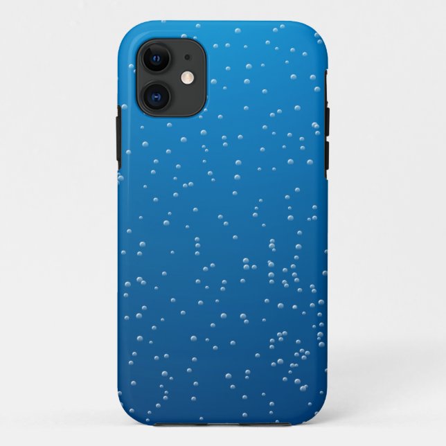 Deep Blue Water and Tiny Bubbles Case-Mate iPhone Case (Back)