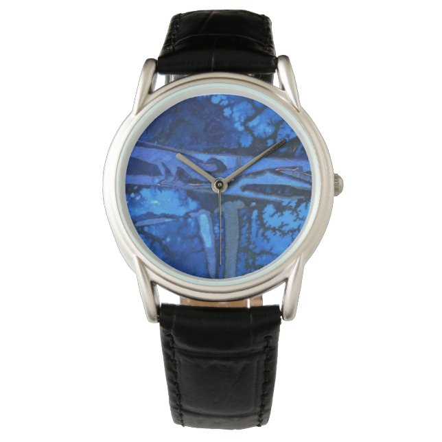 Deep blue waters, undersea trenches watch (Front)