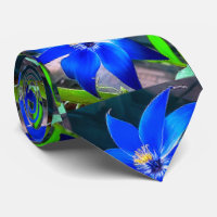 Deep Bluish Flowers Pattern