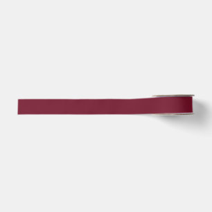 Deep Burgundy Elegant – Rich Red Minimalist Design Grosgrain Ribbon