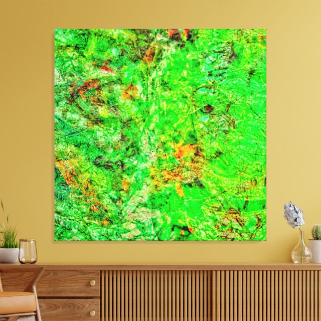 Deep calming Stretched Canvas Print,Smooth color  Print (Insitu(LivingRoom))