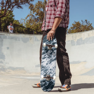 Deep Caribbean Sea Vibes 1 Skateboard