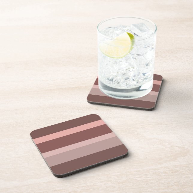 Deep Coloured Block Arrt Coaster (Right Side)