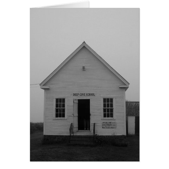 Deep Cove School House, Grand Manan Card