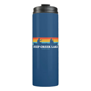 Deep Creek Lake Maryland Canoe Thermal Tumbler