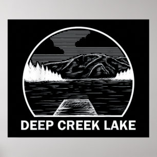DEEP CREEK LAKE MARYLAND POSTER