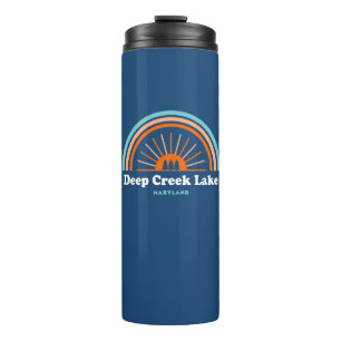 Deep Creek Lake Maryland Rainbow Thermal Tumbler