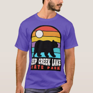 Deep Creek Lake State Park Maryland Bear Badge T-Shirt