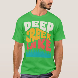 Deep Creek Lake State Park Maryland Vintage Typogr T-Shirt