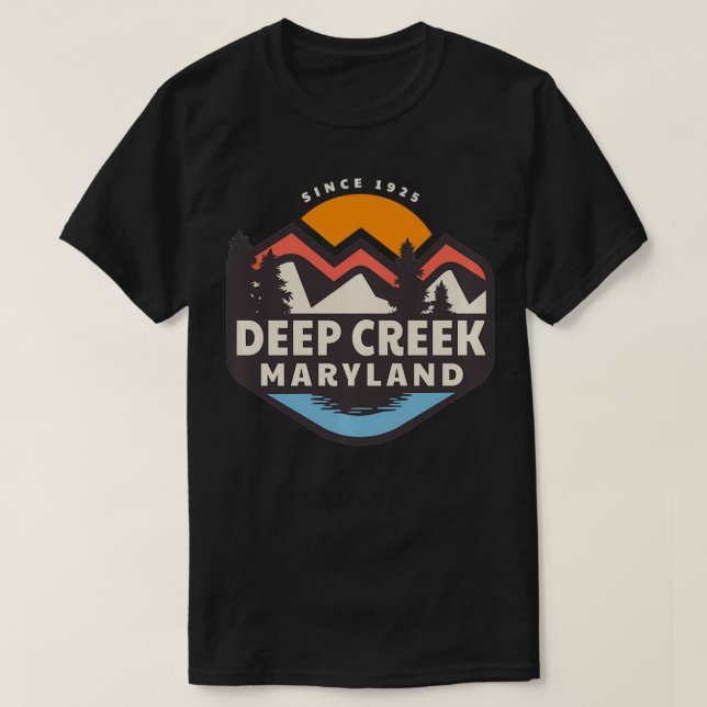 Deep Creek Lake  T-Shirt (Design Front)