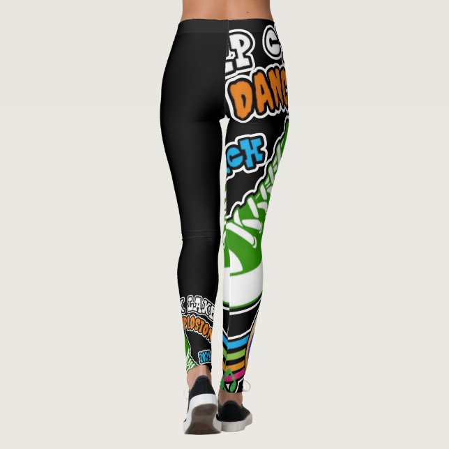 Deep Creek Leggins 2 match event shirt Leggings (Back)