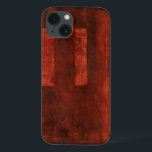 Deep Crimson Painting with Geometric Shapes iPhone 13 Case<br><div class="desc">If you love red then this is the print for you. Geometric shapes populate the background. Get your hands on this wonderful print today!</div>