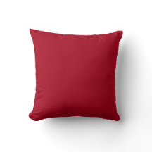 Deep Crimson Solid Colour Elegant Home Decor