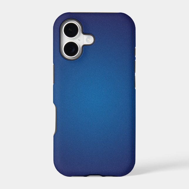 Deep Dark Blue Grainy Vignette (Back)