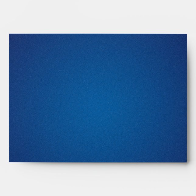 Deep Dark Blue Grainy Vignette Envelopes (Front)