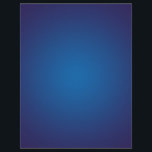 Deep Dark Blue Grainy Vignette Flyer<br><div class="desc">This design features a simple background of blue in the centre gradually transitioning to a darker blue on the outside. The design has a grainy texture for a softer, natural feel. This deep blue grainy vignette is beautiful as it is, or it can be the starting point for your custom...</div>