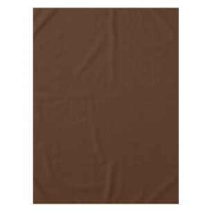 Deep Dark Brown Solid Colour  Tablecloth
