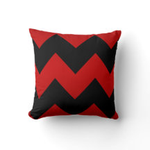 Deep Dark Red and Black Chevron Pattern