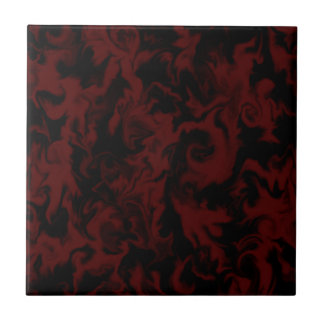 Deep Dark Red & Black mixed colour tile