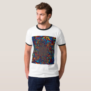 Deep Dimension Fractal Pattern T-Shirt