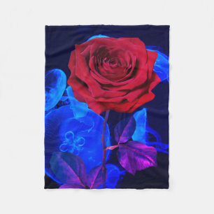 Deep Dive Buddha Today #6 Cosy Ocean  Fleece Blanket