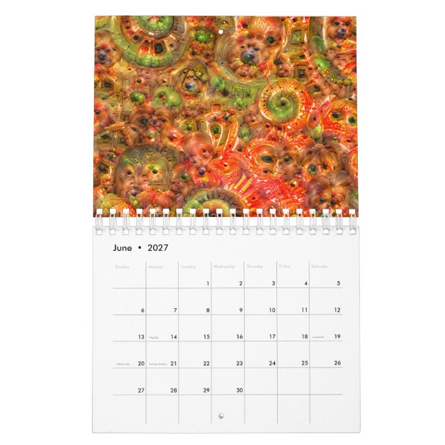 Deep Dream Calendar (Jun 2027)