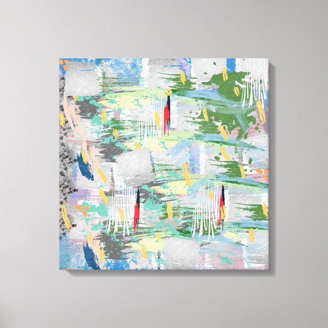 Deep Earth Minerals Canvas Print (Front)