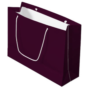 Deep Eggplant Large Gift Bag - Glossy