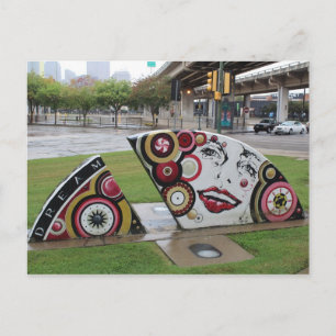 Deep Ellum Graffiti Artwork # 55 Postcard