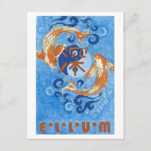 Deep Ellum Koi Postcard